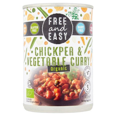 Free & Easy Chickpea & Vegetable Curry - 400g - SoulBia