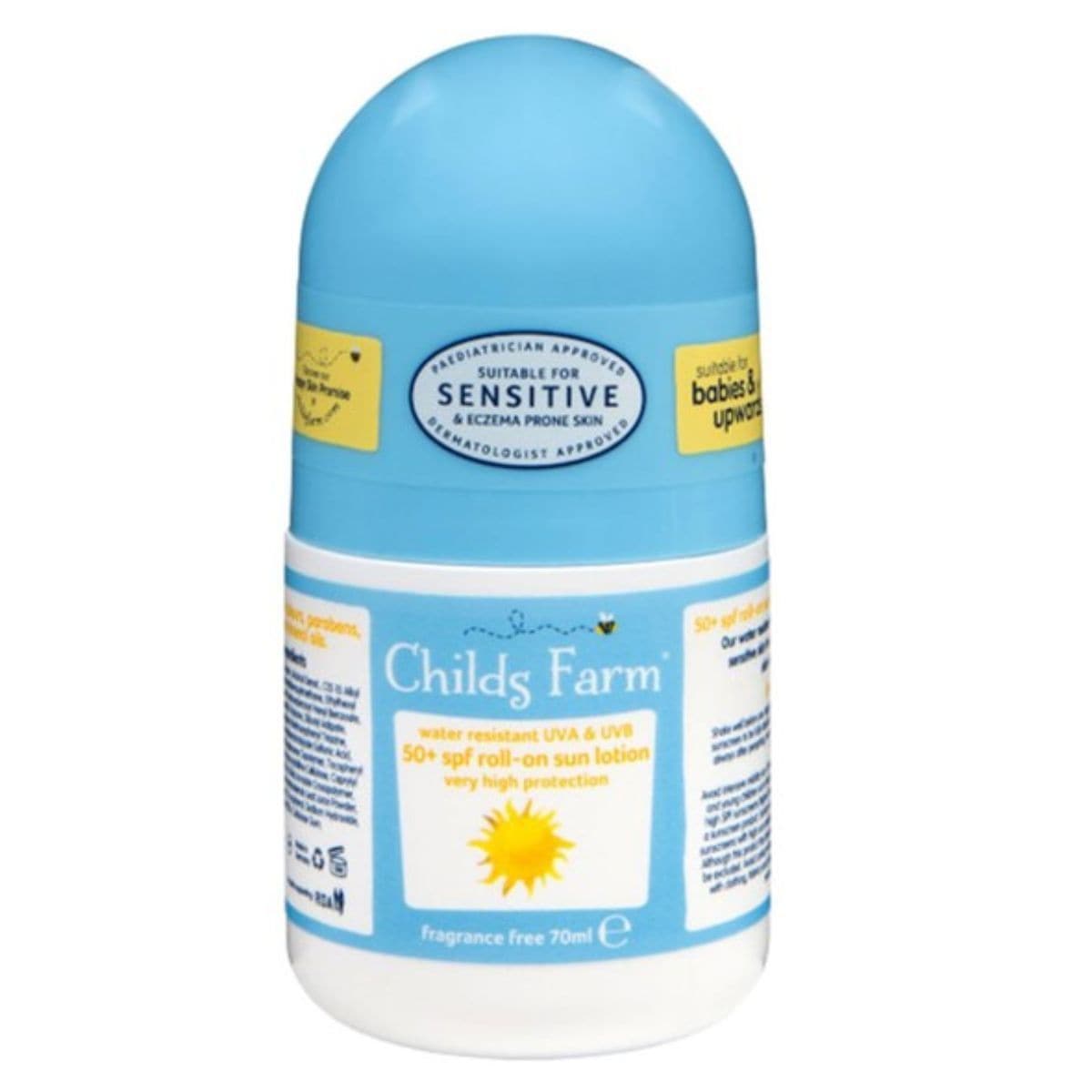 Childs Farm Roll-On Sun Lotion SPF 50+ - 70ml