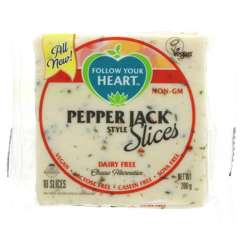 Follow Your Heart Vegan Pepper Jack Slices -200g - SoulBia