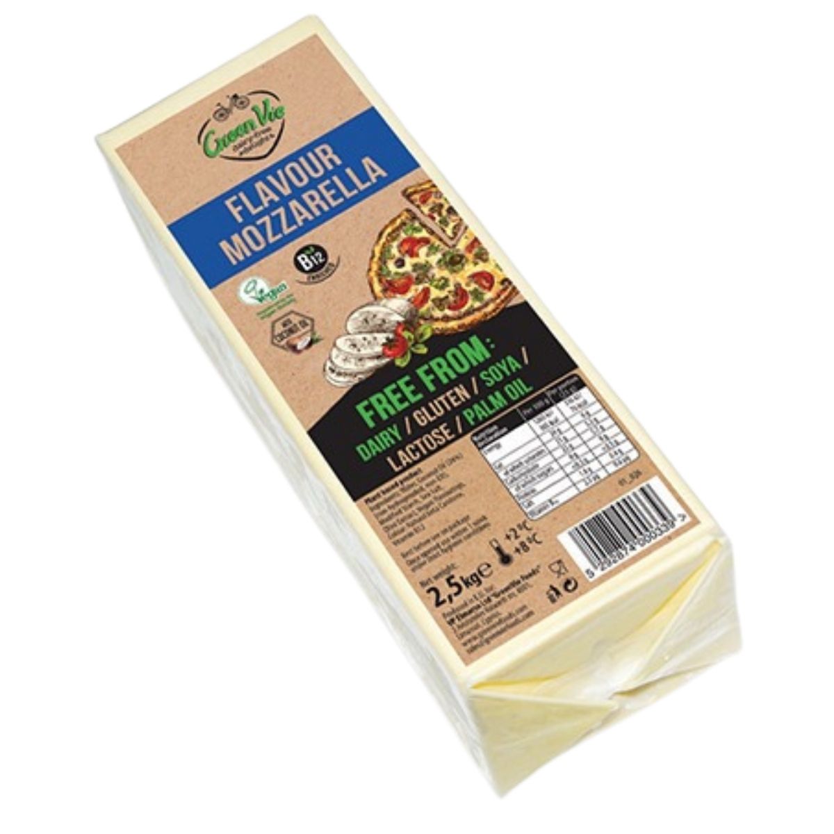 GreenVie Block Mozzarella - 2.5kg