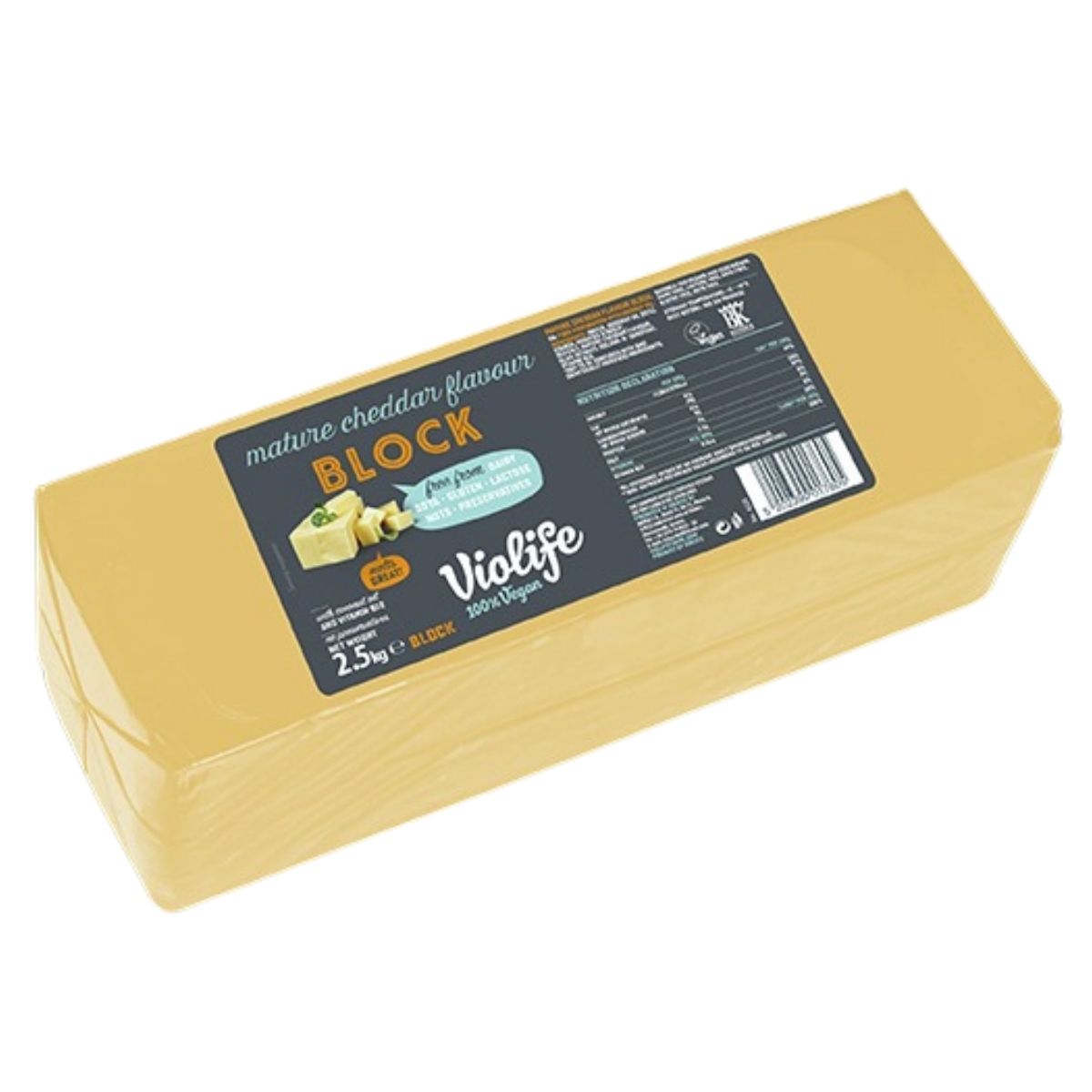 Violife Block Mature Cheddar - 2.5kg