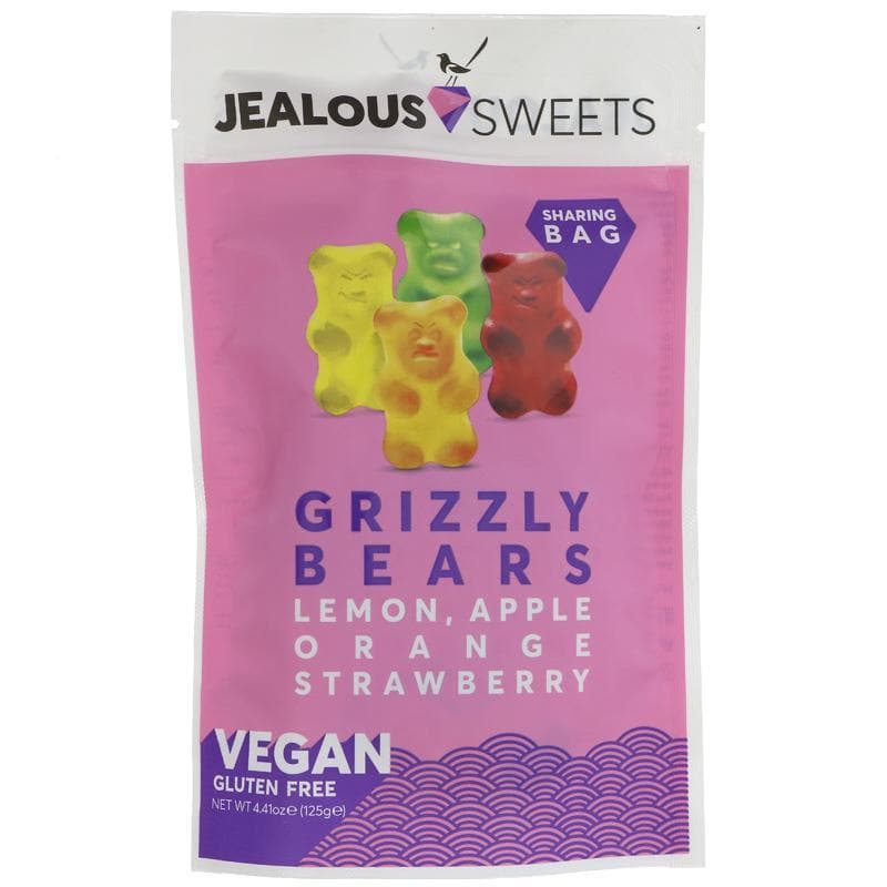 Jealous Sweets Grizzly Bears Share Bags - 125g - SoulBia