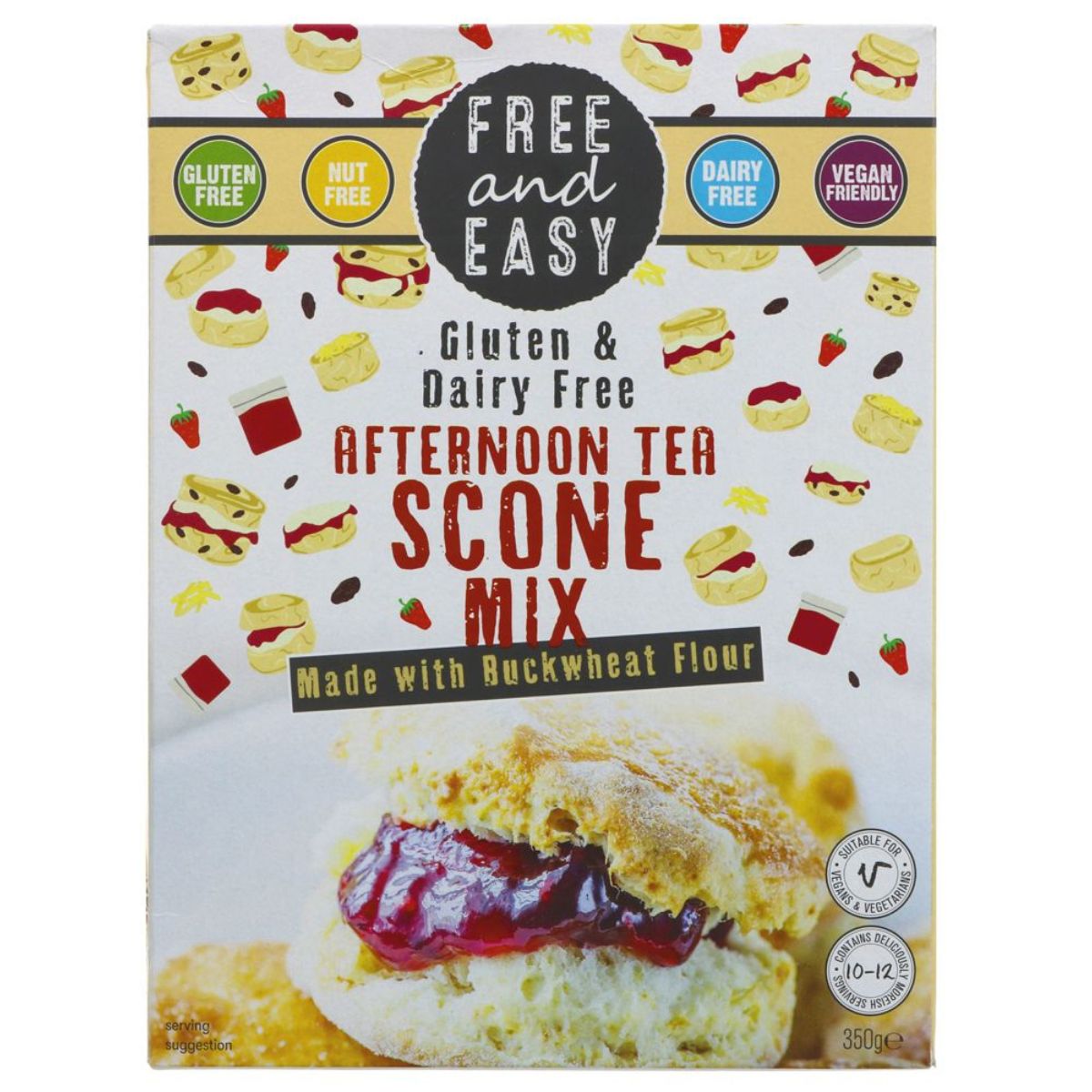 Free & Easy Afternoon Tea Scone Mix - 350g