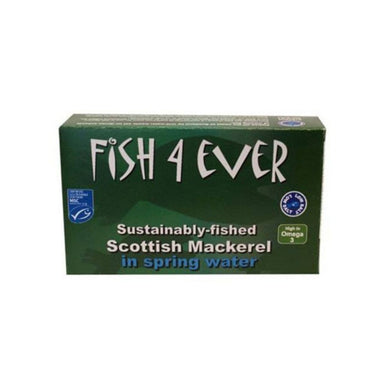 Fish 4 Ever Scottish Mackerel In Spring Water - 125g - SoulBia