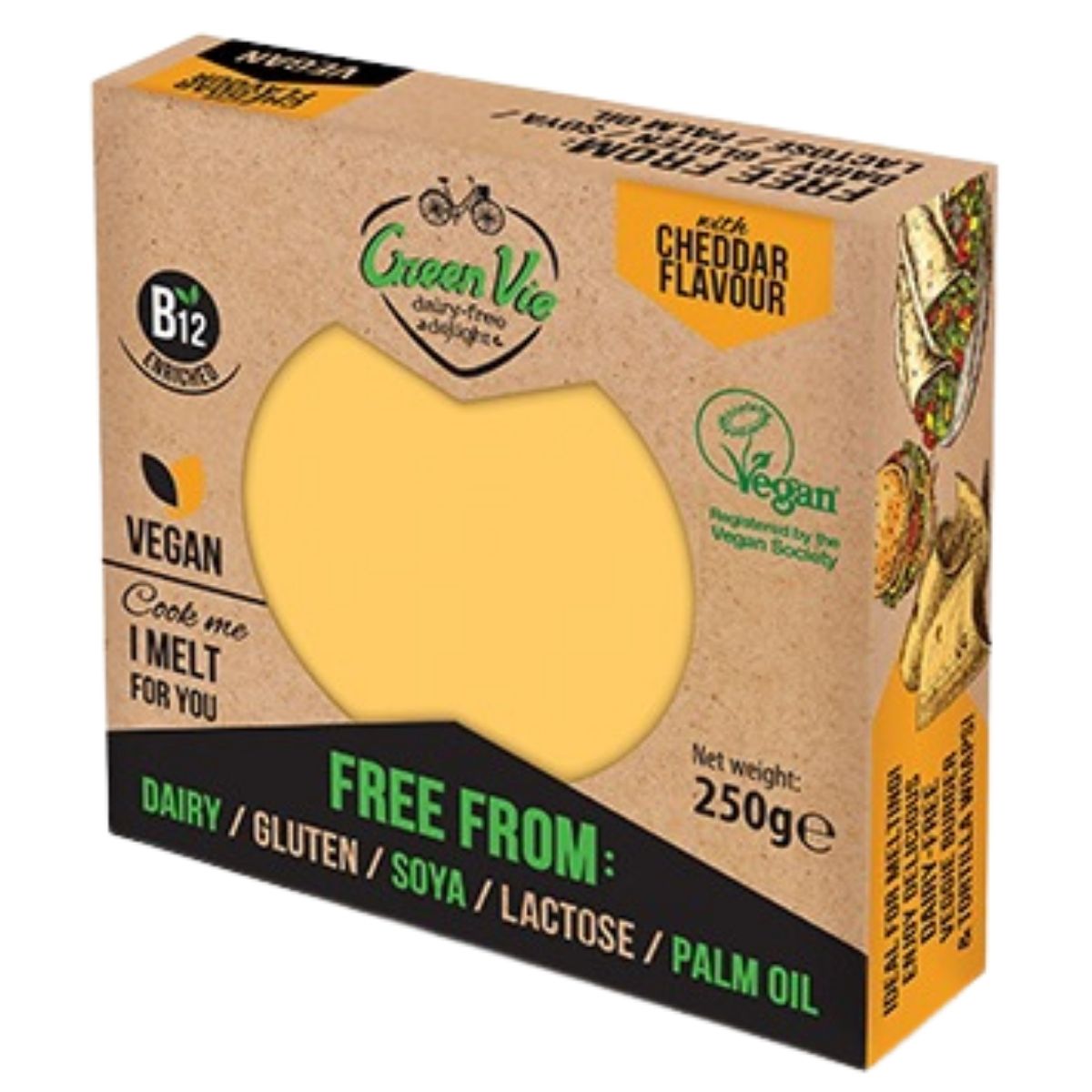 GreenVie Block Cheddar - 250g