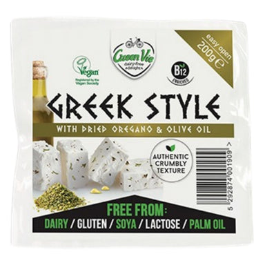 GreenVie Block Greek Style with Olive Oil & Oregano - 200g