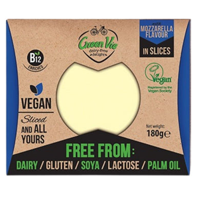 GreenVie Slices Mozzarella - 180g