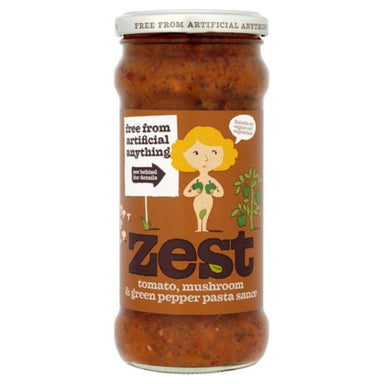 Zest Tomato Mushroom & Green Pepper Pasta Sauce 340g - SoulBia