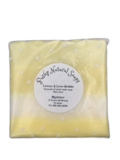 Pushp Soaps Lemon & Lime Drizzle Soap - 120g - SoulBia